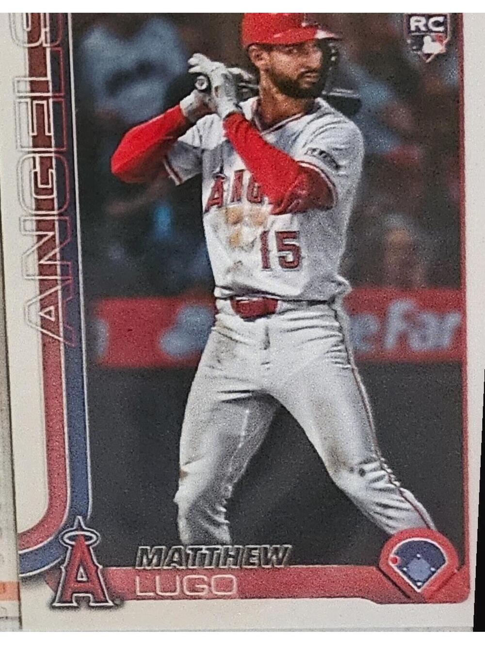 MATTHEW LUGO TOPPS UPDATE ROOKIE ANGELS #US-314 2025 25